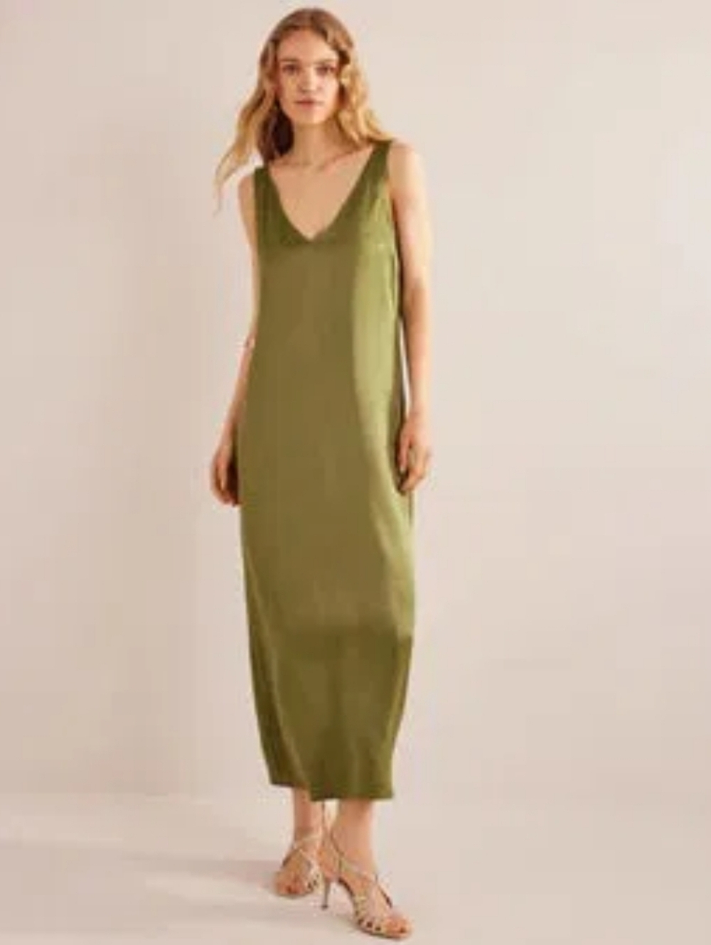 Boden NWTs Satin Maxi Dress